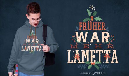 Más diseño de camiseta lametta