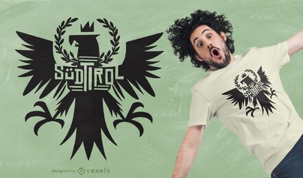 Desenho de t-shirt da águia tirolesa Desenho de t-shirt da águia tirolesa