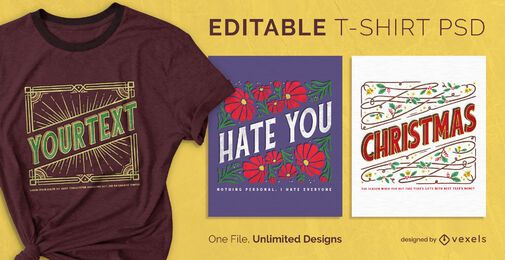 Vintage frame scalable t-shirt psd Vintage frame scalable t-shirt psd