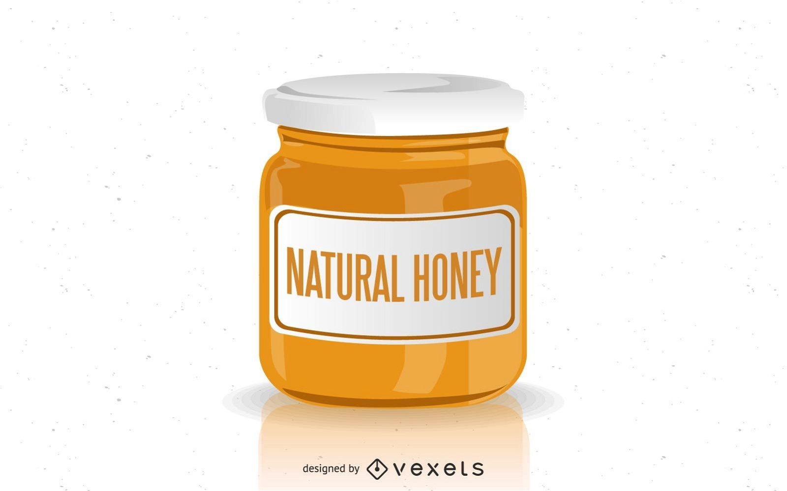 Natural Honey Jar Design