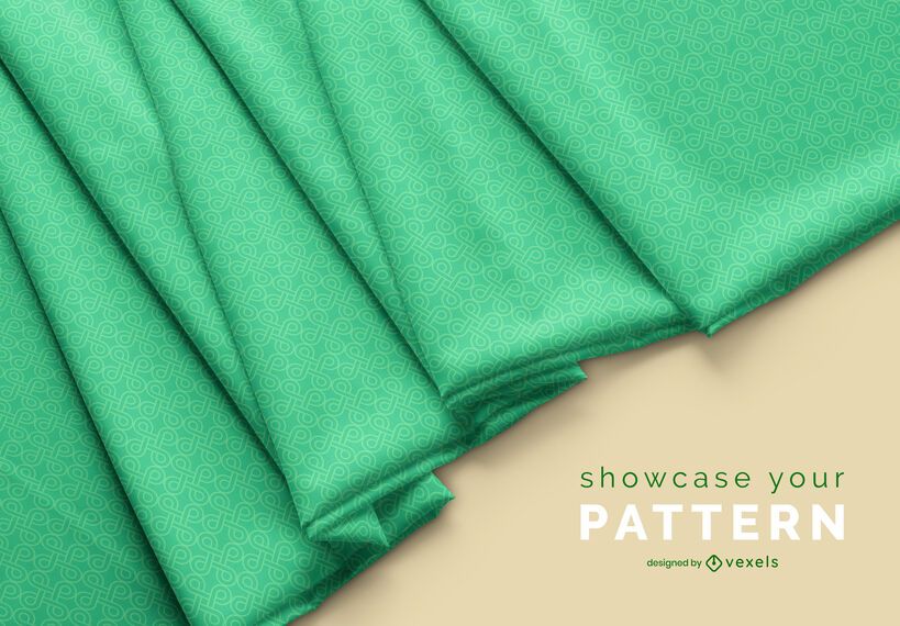 Fabric pattern mockup design Fabric pattern mockup design
