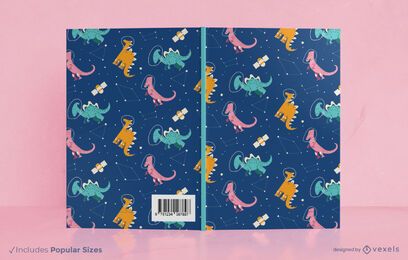 Space dinosaurs book cover design Space dinosaurs book cover design
