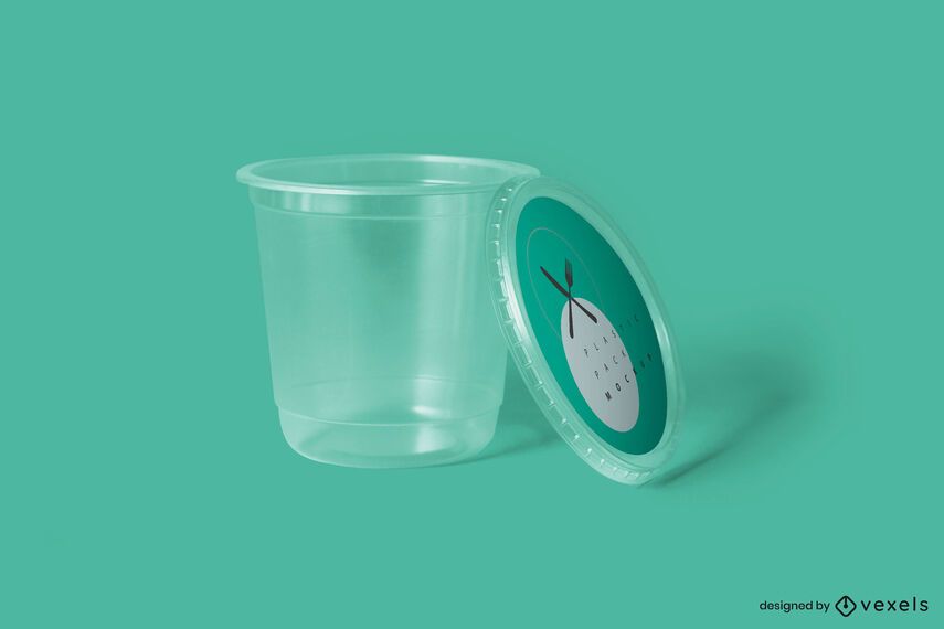 Plastic packaging mockup design Plastic packaging mockup design