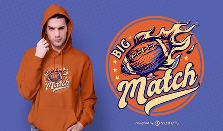 Diseño de camiseta de gran partido Diseño de camiseta de gran partido