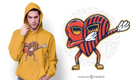 Diseño de camiseta herz dabbing