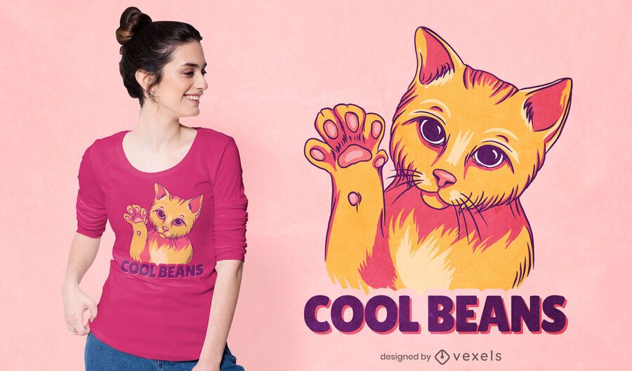 Diseño de camiseta cool beans Diseño de camiseta cool beans