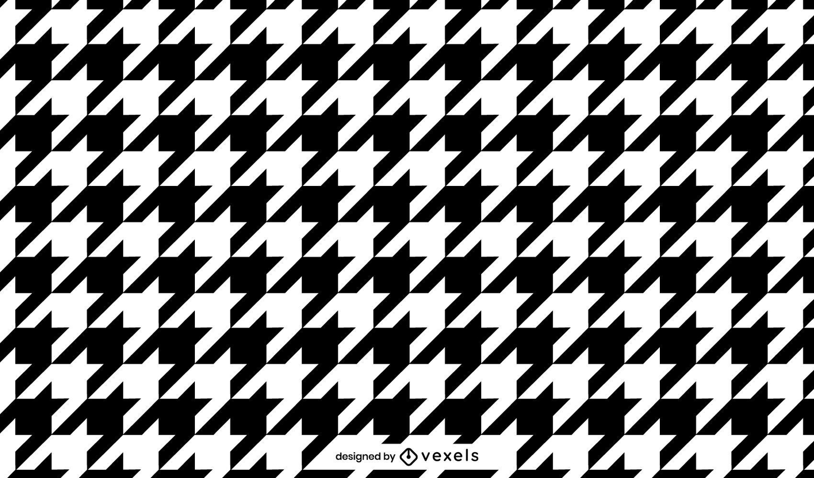 Desenho de padrão Houndstooth