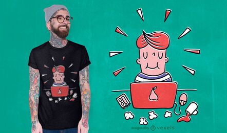Design calmo de camisetas de grife Design calmo de camisetas de grife