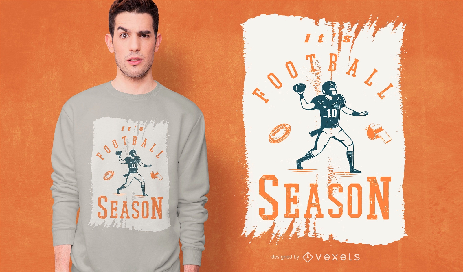 It's football season t-shirt design