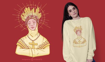 Dame von La Salette T-Shirt Design Dame von La Salette T-Shirt Design