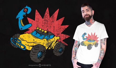 Ferngesteuertes Auto-T-Shirt Design