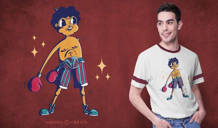 Diseño de camiseta boxer floss