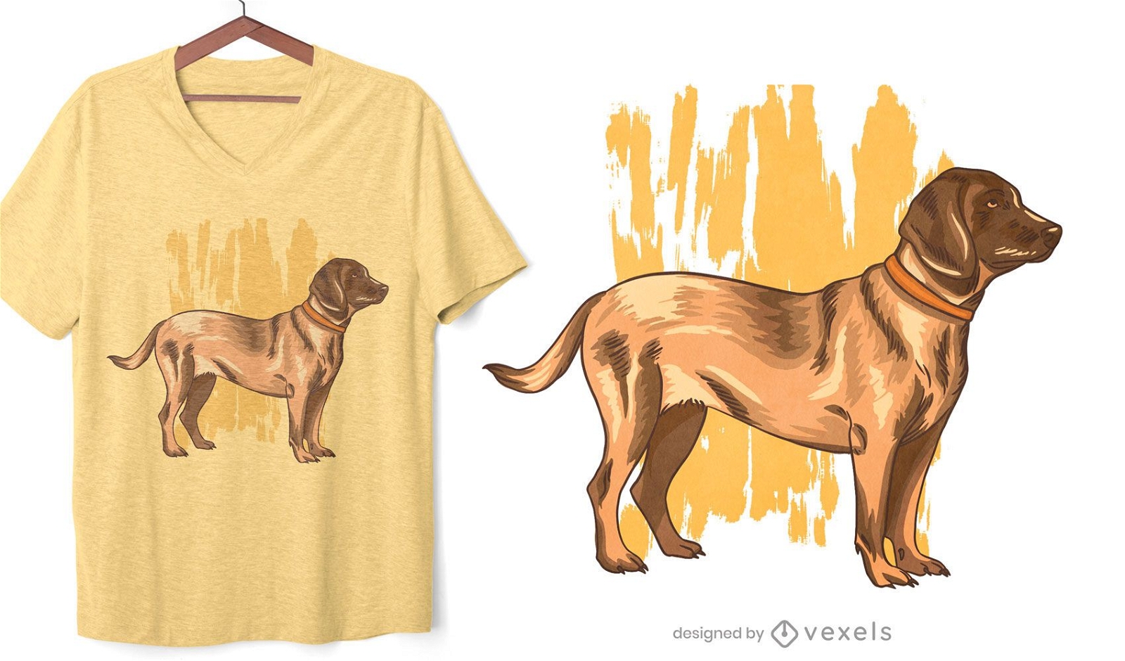 Deutsches Bloodhound Dog T-Shirt Design