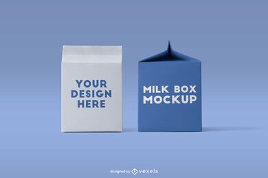 Milk carton mockup design Milk carton mockup design