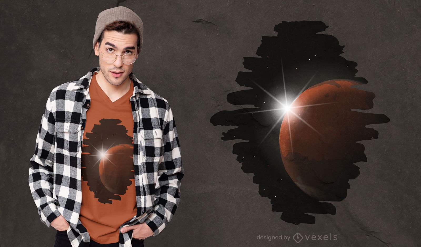 Design de t-shirt Galaxy Sun