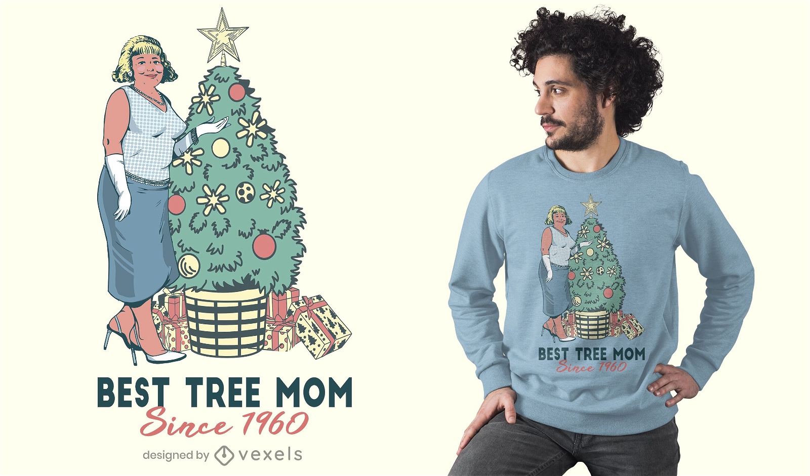 Melhor design de t-shirt da mãe da árvore