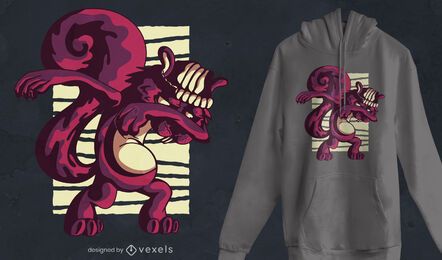 Tupfen Eichhörnchen T-Shirt Design