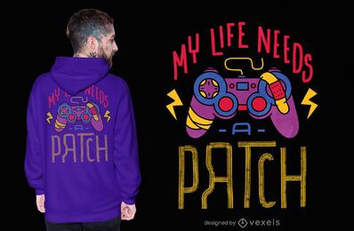 Diseño de camiseta con parche de jugador Diseño de camiseta con parche de jugador