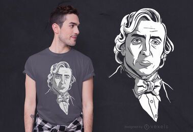 Diseño de camiseta de Frederic Chopin