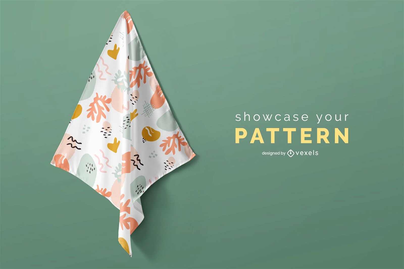 Folded handkerchief pattern design