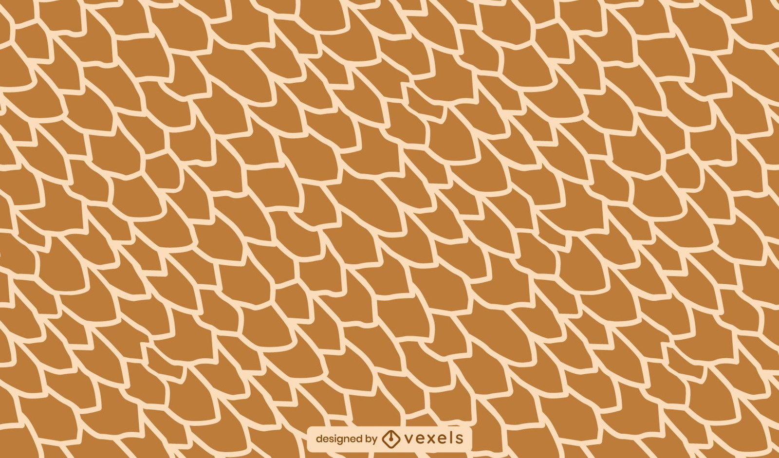 Giraffe skin pattern design