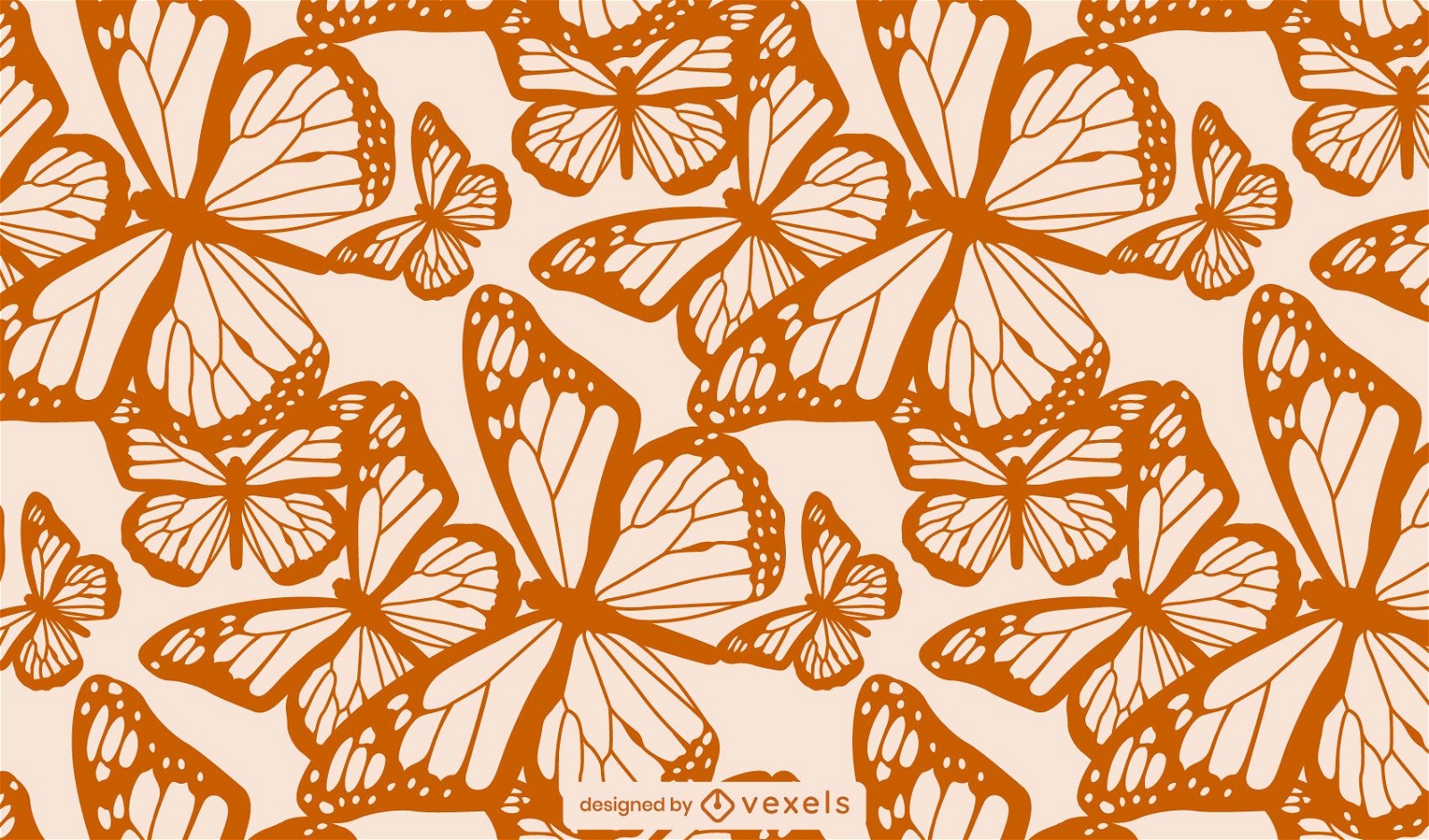Butterfly texture tileable pattern