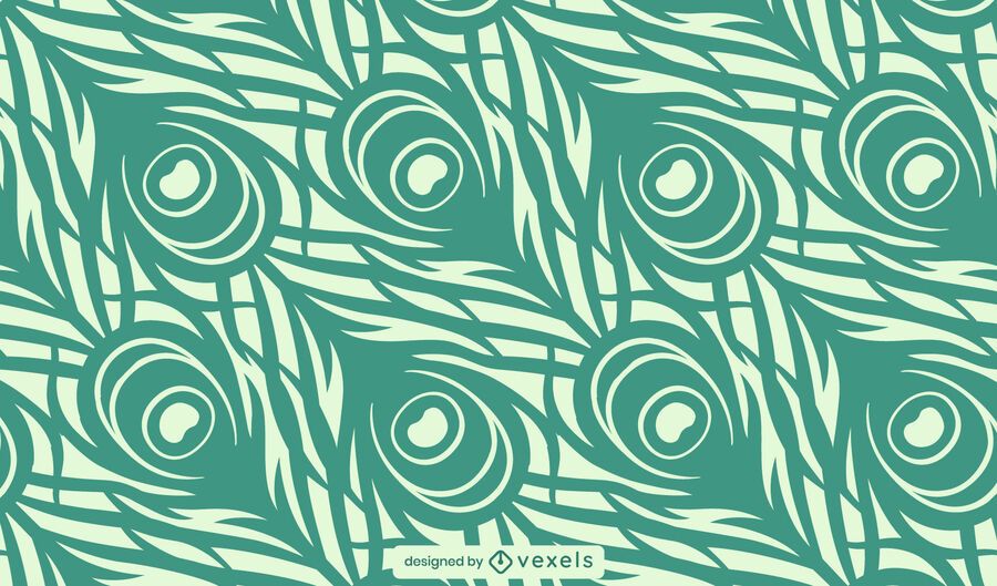 Peacock feather pattern Peacock feather pattern