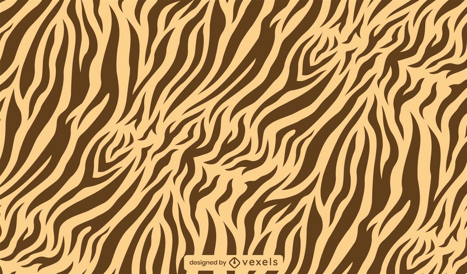 Tiger print pattern design