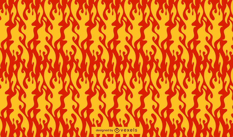 Red Flames Pattern Design Vector Download