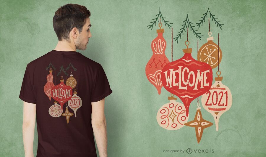 2021 ornaments t-shirt design 2021 ornaments t-shirt design