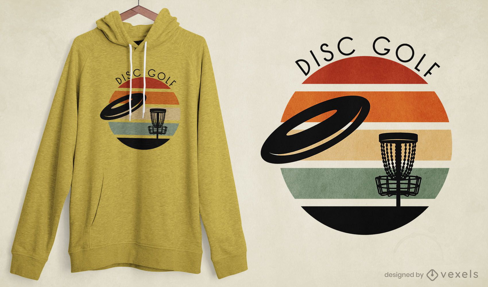 Design de t-shirt de disc golf