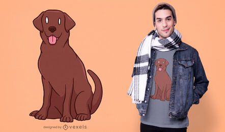 Labrador retriever dog t-shirt design