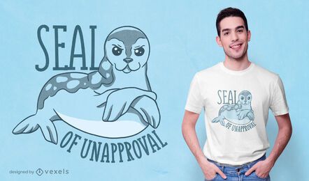 Seal of unapproval t-shirt design Seal of unapproval t-shirt design