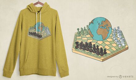 Chess world t-shirt design Chess world t-shirt design