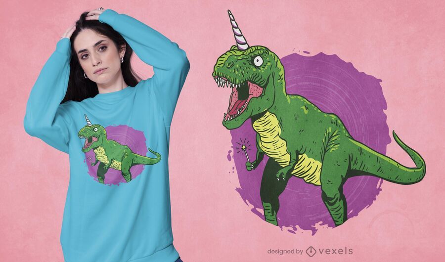 Fairy dinosaur unicorn t-shirt design Fairy dinosaur unicorn t-shirt design