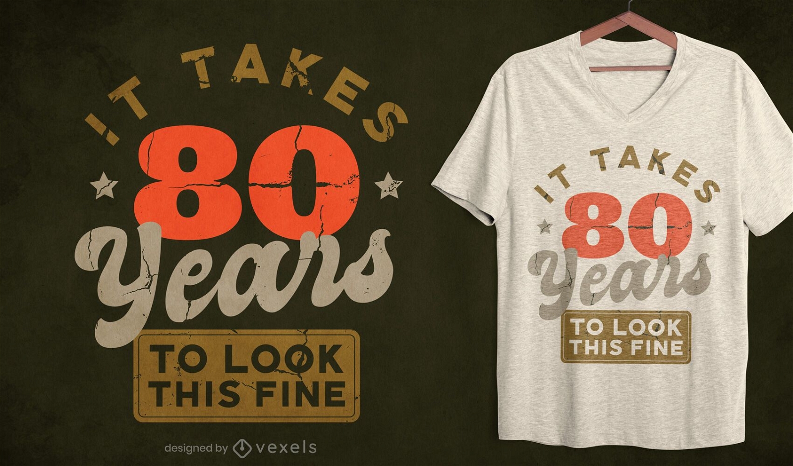 Jahre um feines T-Shirt Design auszusehen