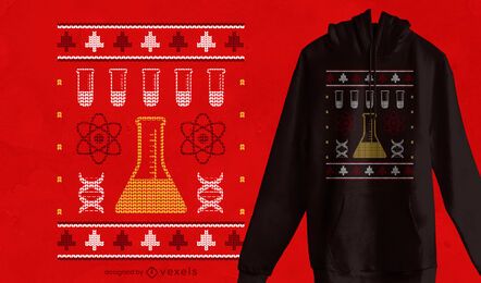 Science ugly sweater t-shirt design Science ugly sweater t-shirt design