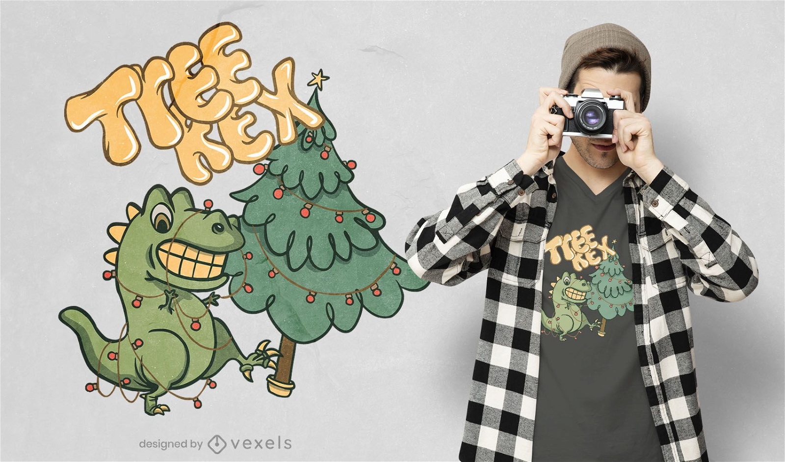 Tree rex t-shirt design
