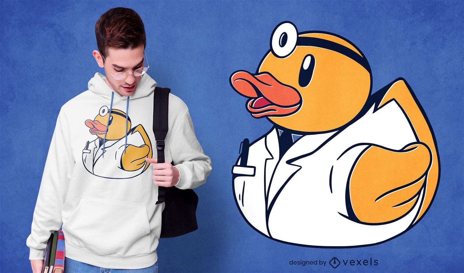 Design da camiseta Dr. Rubber Duck