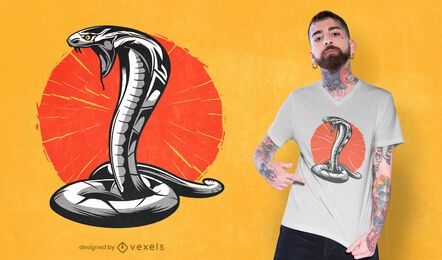 Design de camiseta Cobra