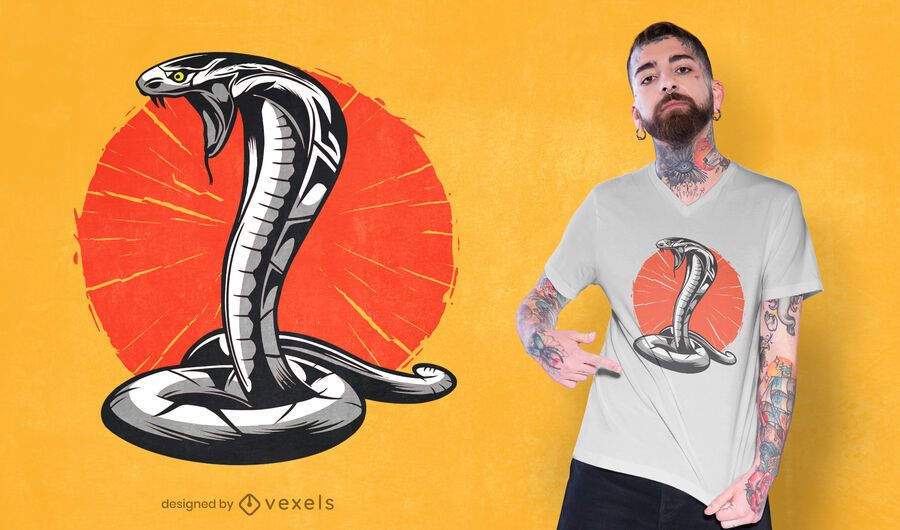 Diseño de camiseta Cobra Diseño de camiseta Cobra