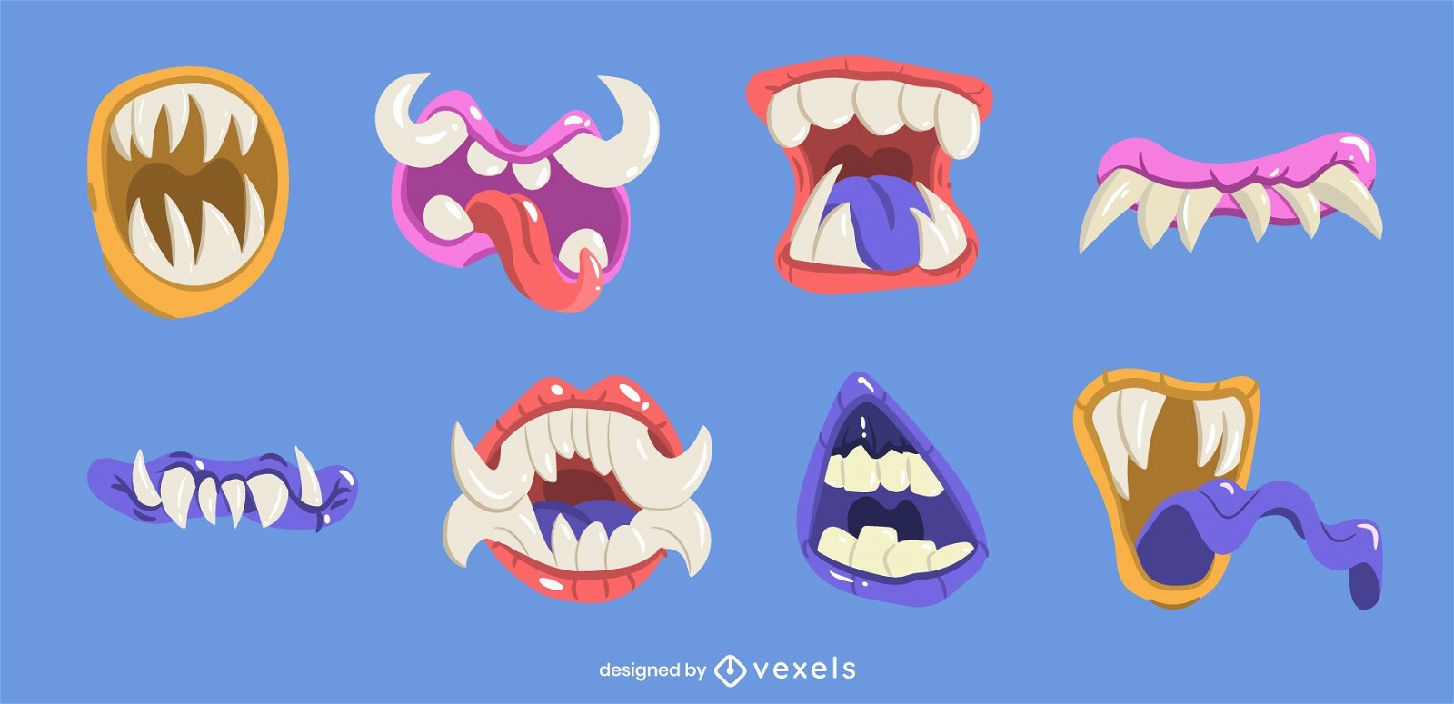 Monster mouth set
