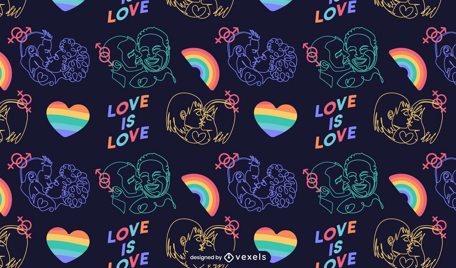 LGBTIQ-Musterdesign