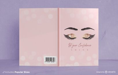 Confidence shine book cover design