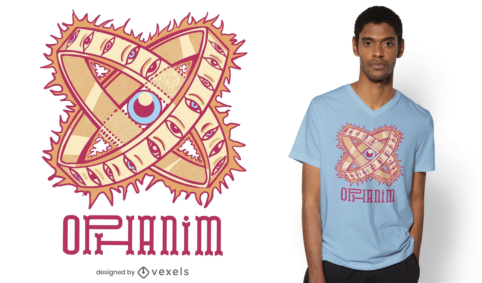 Ophanim t-shirt design