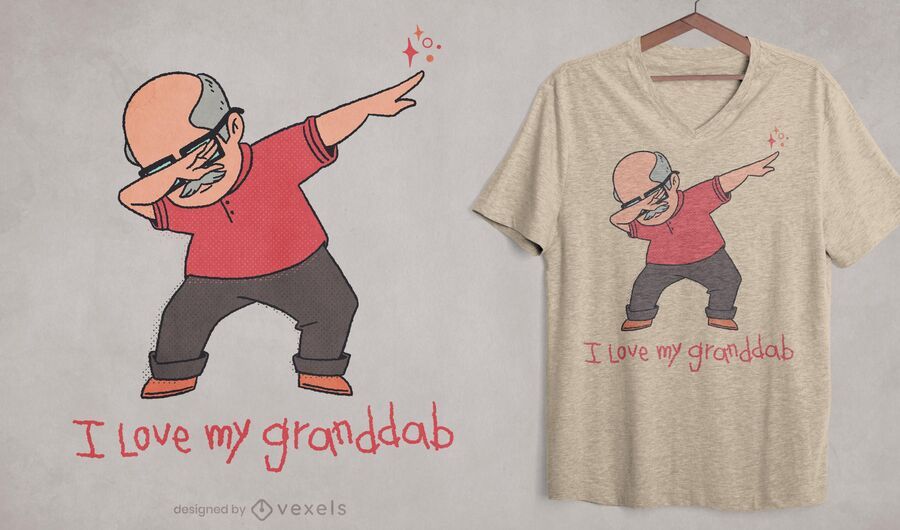 Granddab t-shirt design Granddab t-shirt design