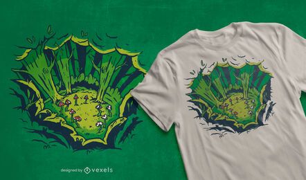 Waldpilze T-Shirt Design