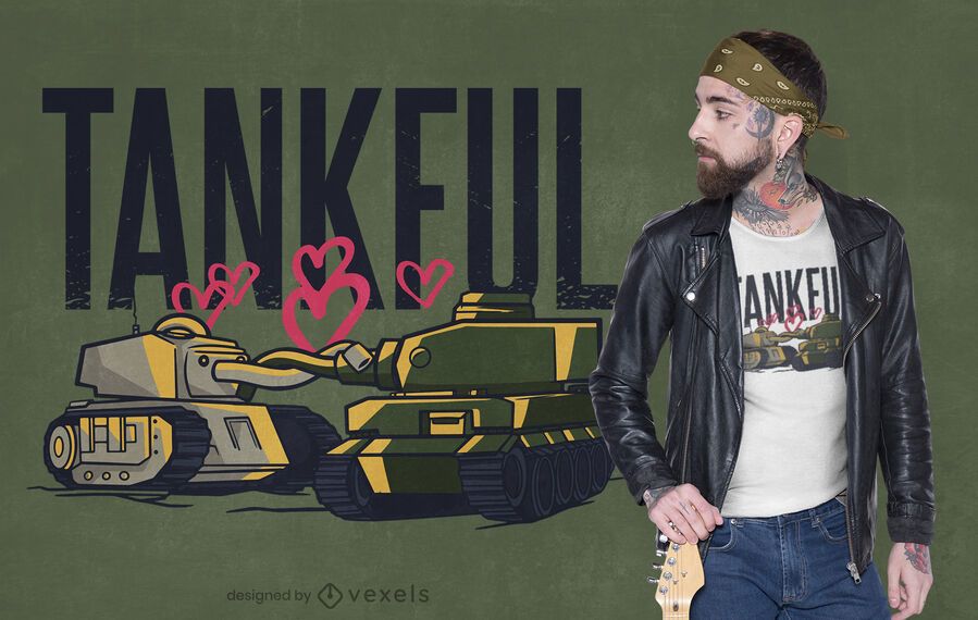 Tankful t-shirt design Tankful t-shirt design