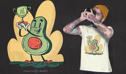 Avocado prize t-shirt design