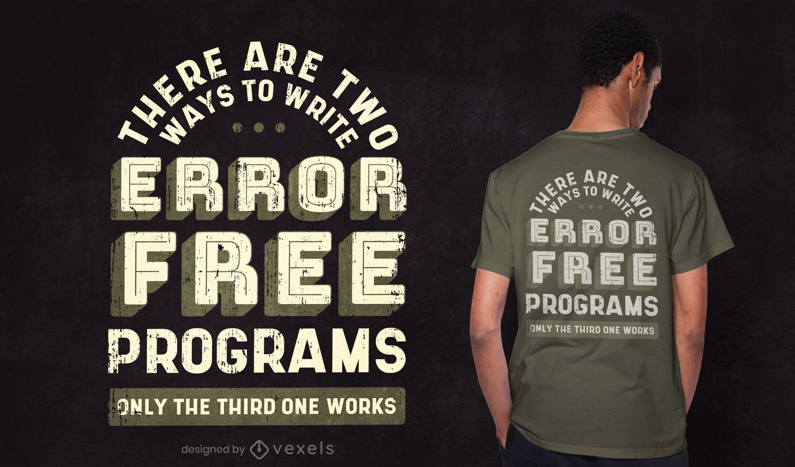 Programmer quote t-shirt design